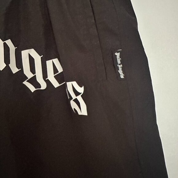 Palm Angels Curved Logo Swim Shorts Size S NEW - Picture 2 of 11